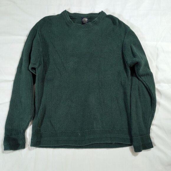 Dockers Green Oversized High Neck Knit Sweater - Large - Picture 2 of 5